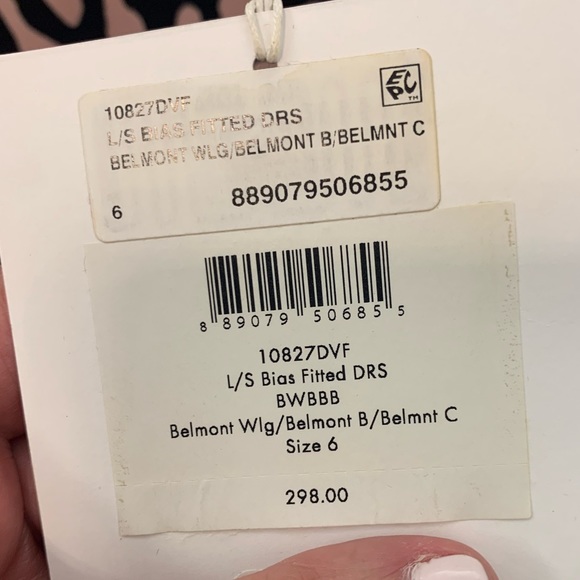 DVF Diane von Furstenberg Belmont Print Dress NWT size 6 - Picture 9 of 9